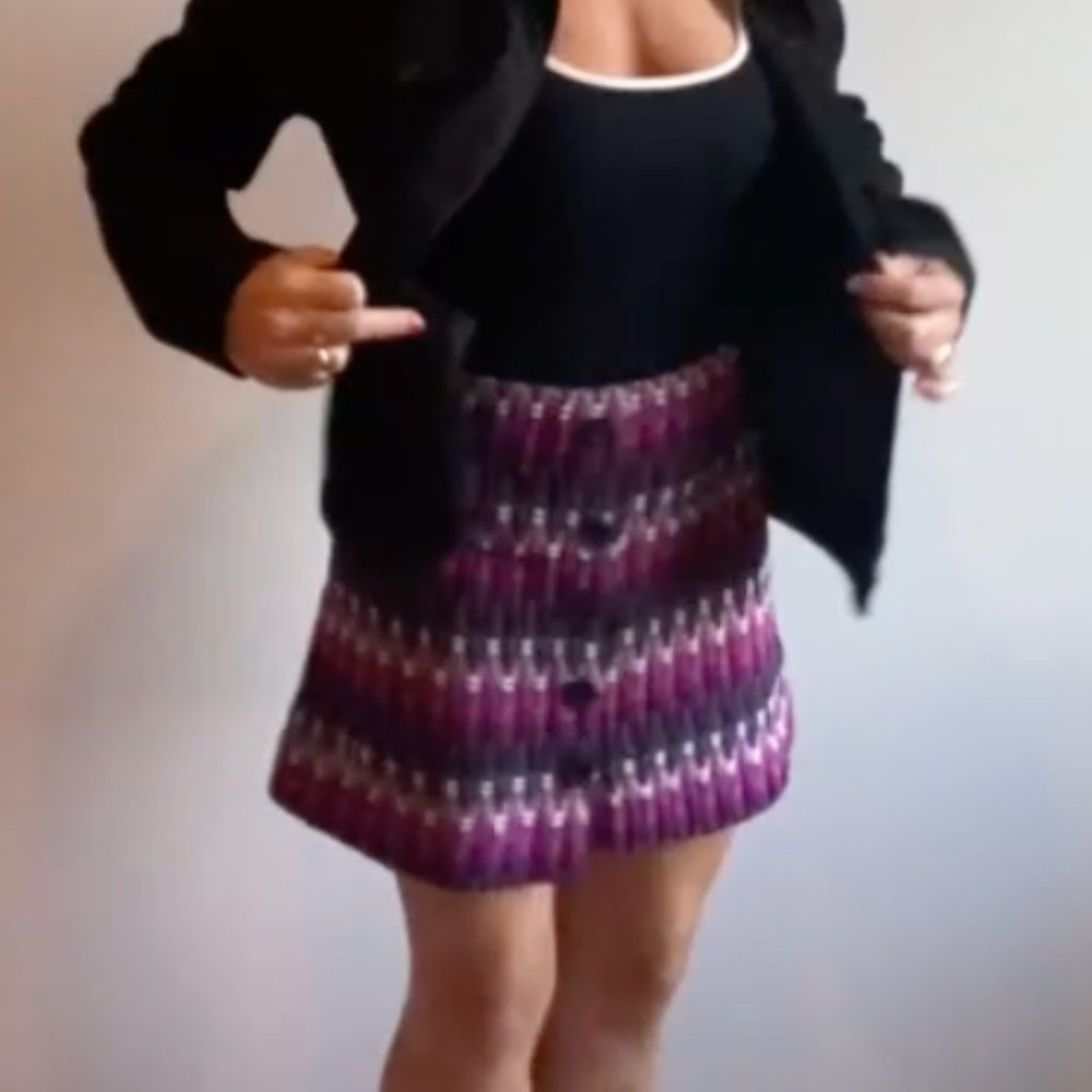 FREE PEOPLE KNITTED SKIRT